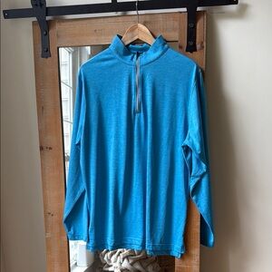 Fish Hippie Performance Quarter Zip Pullover Size L